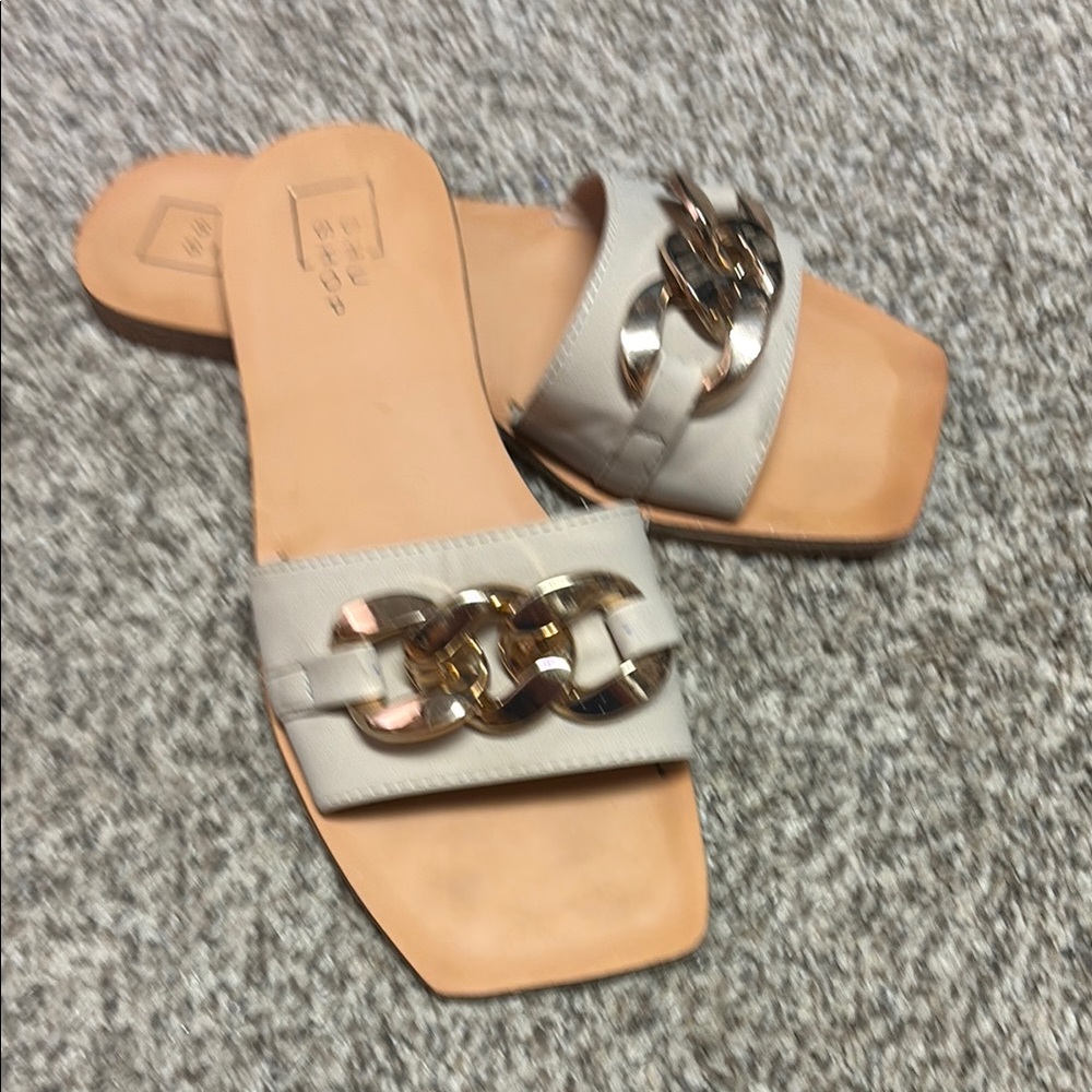 Elegant Chain Detail Women's Sandals by Shu Shop